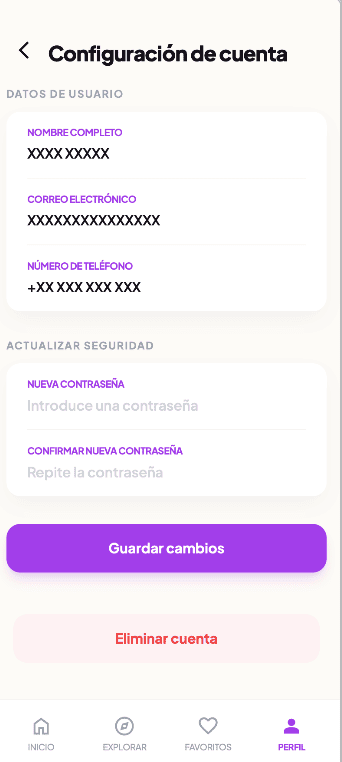 Configuración comprador