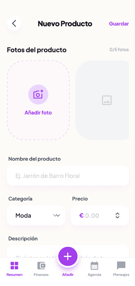 Crear anuncio