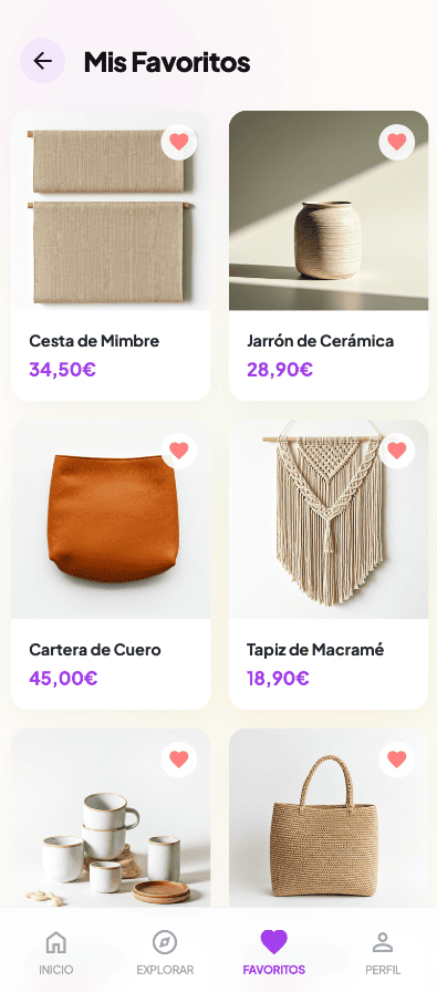 Favoritos comprador