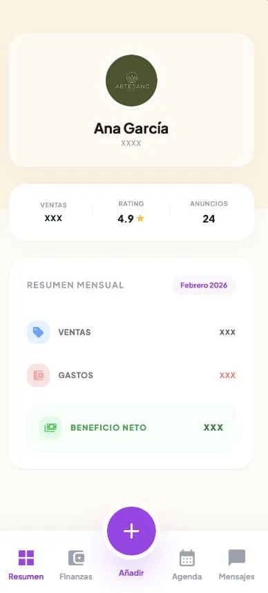Perfil vendedor